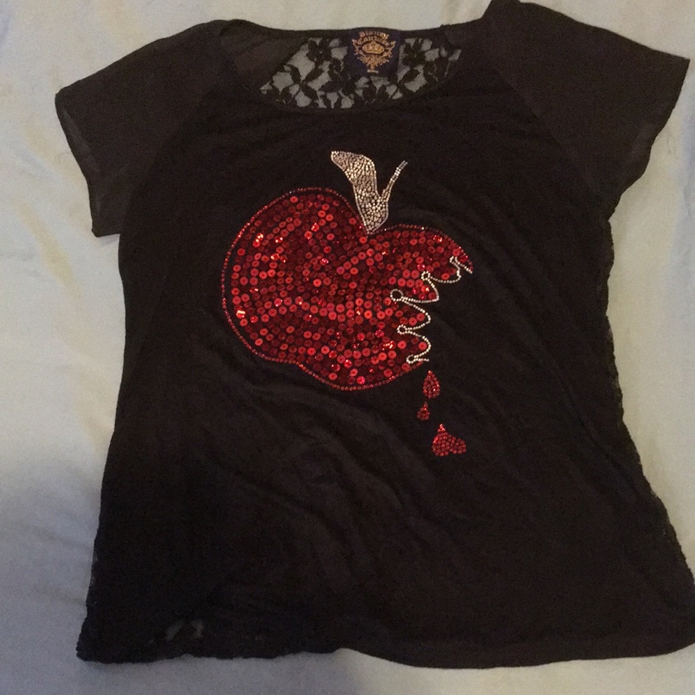 Disney Couture Holiday Sequin Apple Evil Queen Snow White Size M